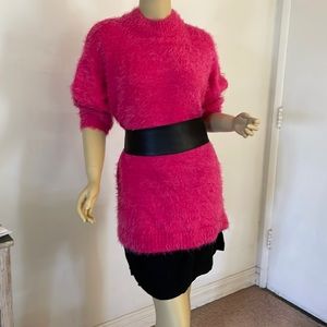 Crazy soft mock neck tunic sweater